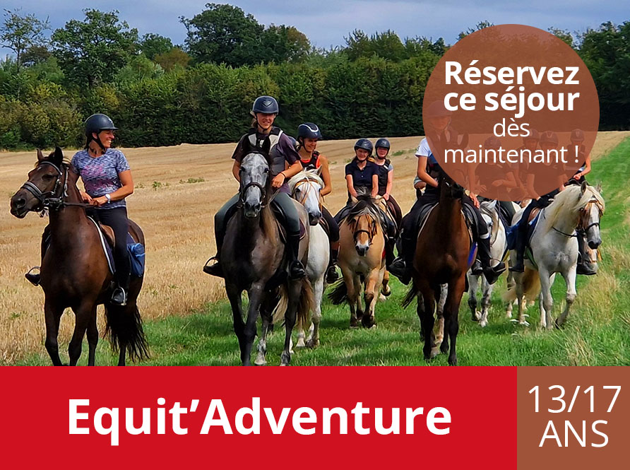 Equit'adventure - Eté 2026 - Dimanche 05 juillet au mardi 14 juillet 2026