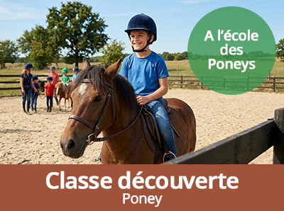 Classe découverte Poney – A l’école des Poneys – Domaine de l’Espérance